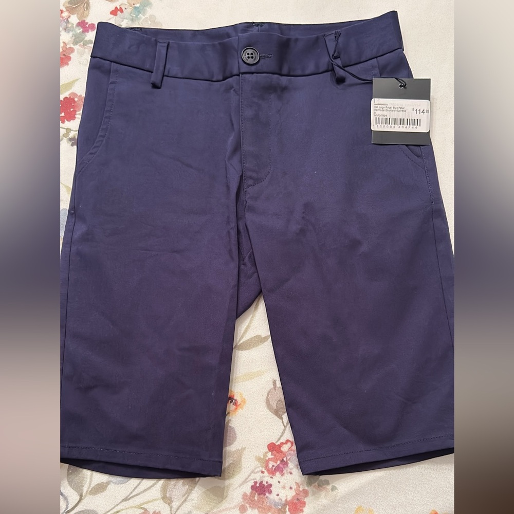 NWT Navy Blue dal lago Bermuda Knee-Length shorts